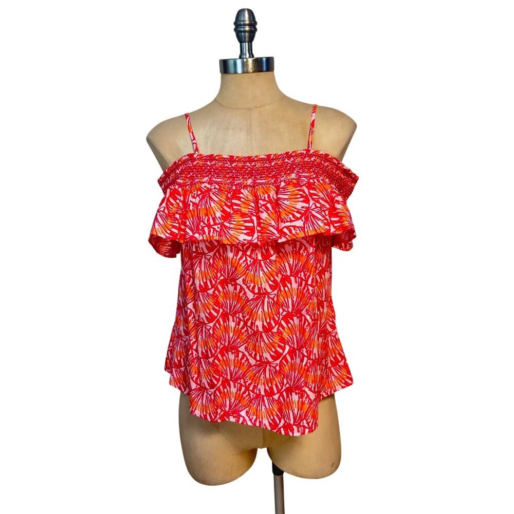 Vineyard Vines Shell Off The Shoulder Blouse Top Size Medium NWT